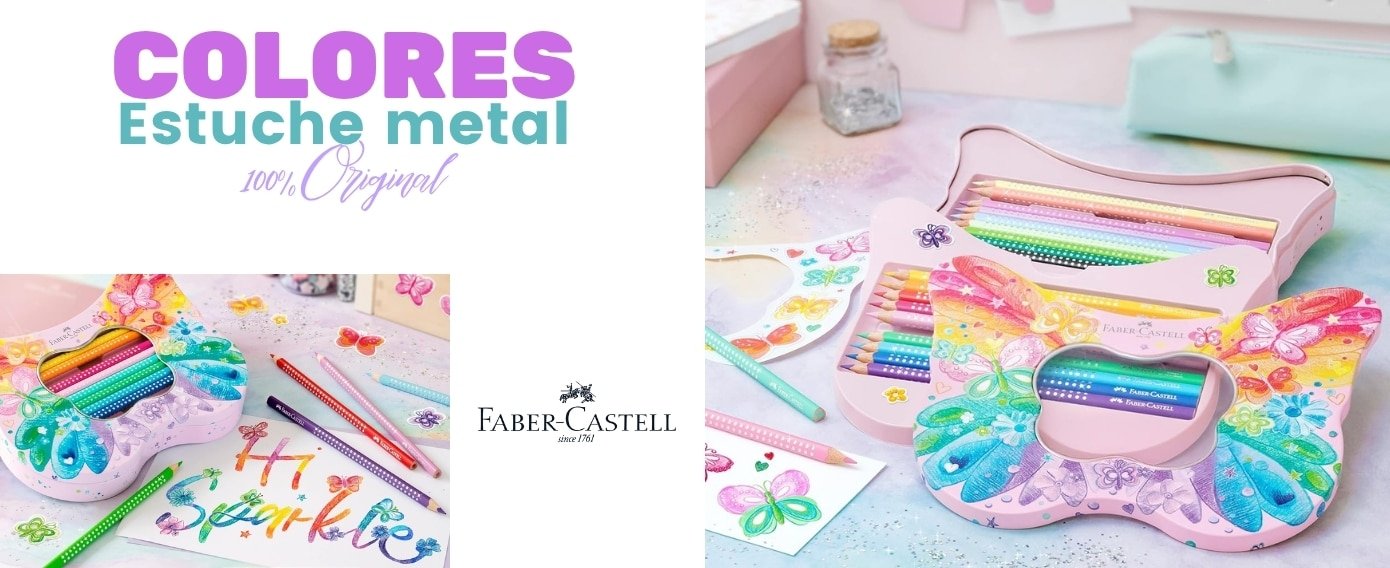 Coleccion colores Estuche de metal Faber-Castell en Caracas