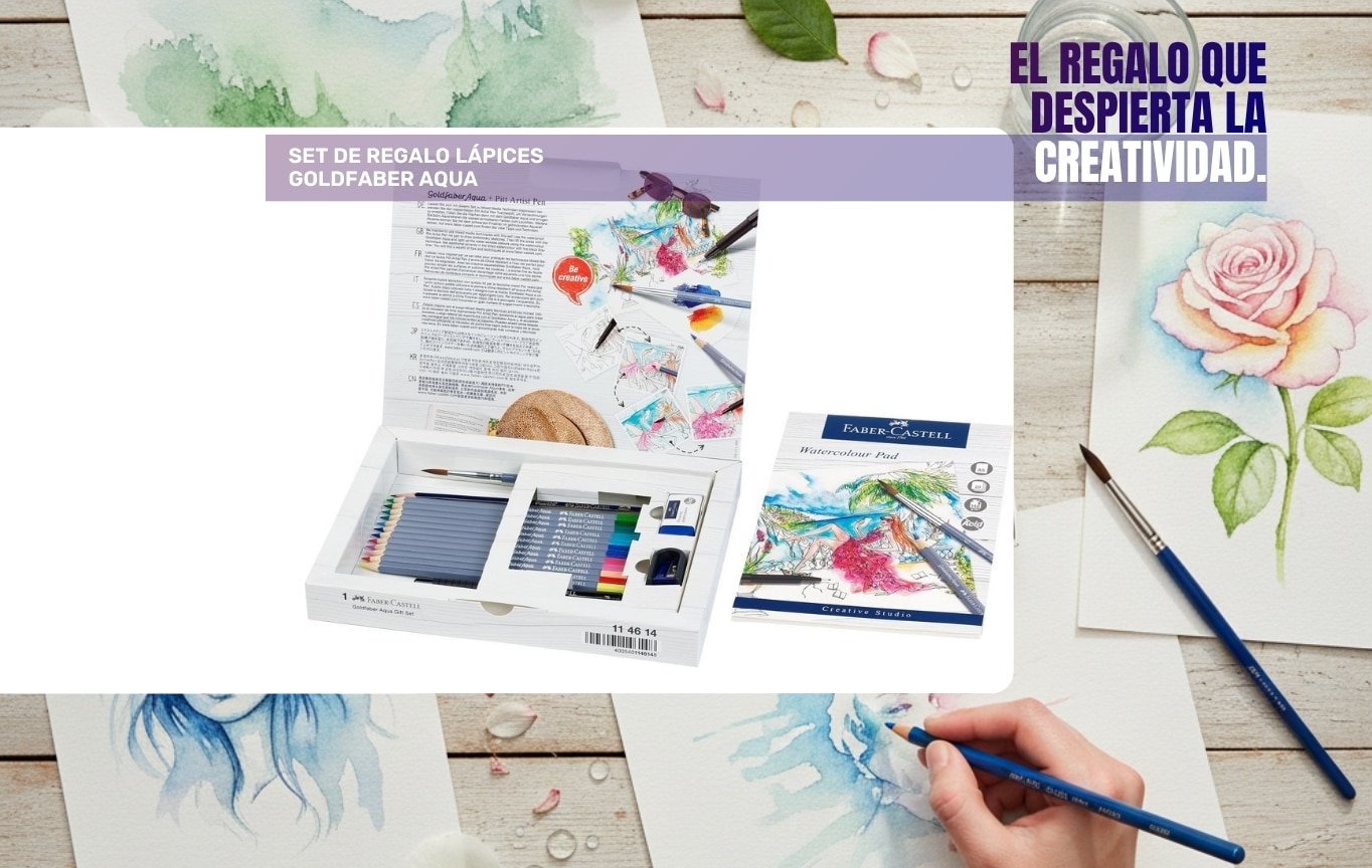 Estuche faber castell para creativos goldfaber 